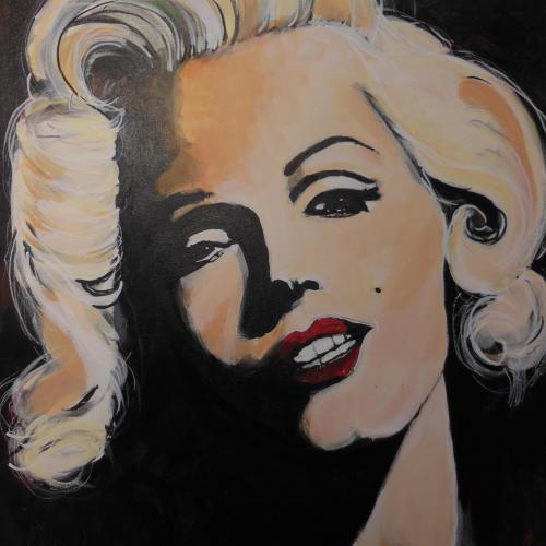 Acryl Painting Marilyn Monroe on canvas 60 x 80 cm
